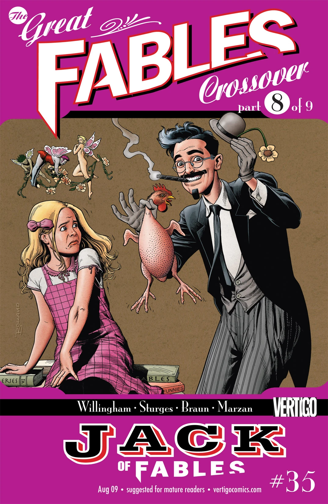 Jack of Fables #35 (DC, 2009 — Cover A) cover